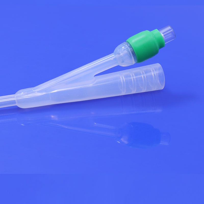 100% Silicone 2-Way Foley Balloon Catheter， 6Fr - 26Fr